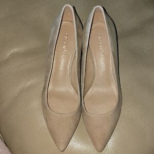 Calvin Klein Beige Suede Heels